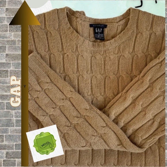 {GAP} LAMBSWOOL Cable Knit Sweater - Picture 2 of 4
